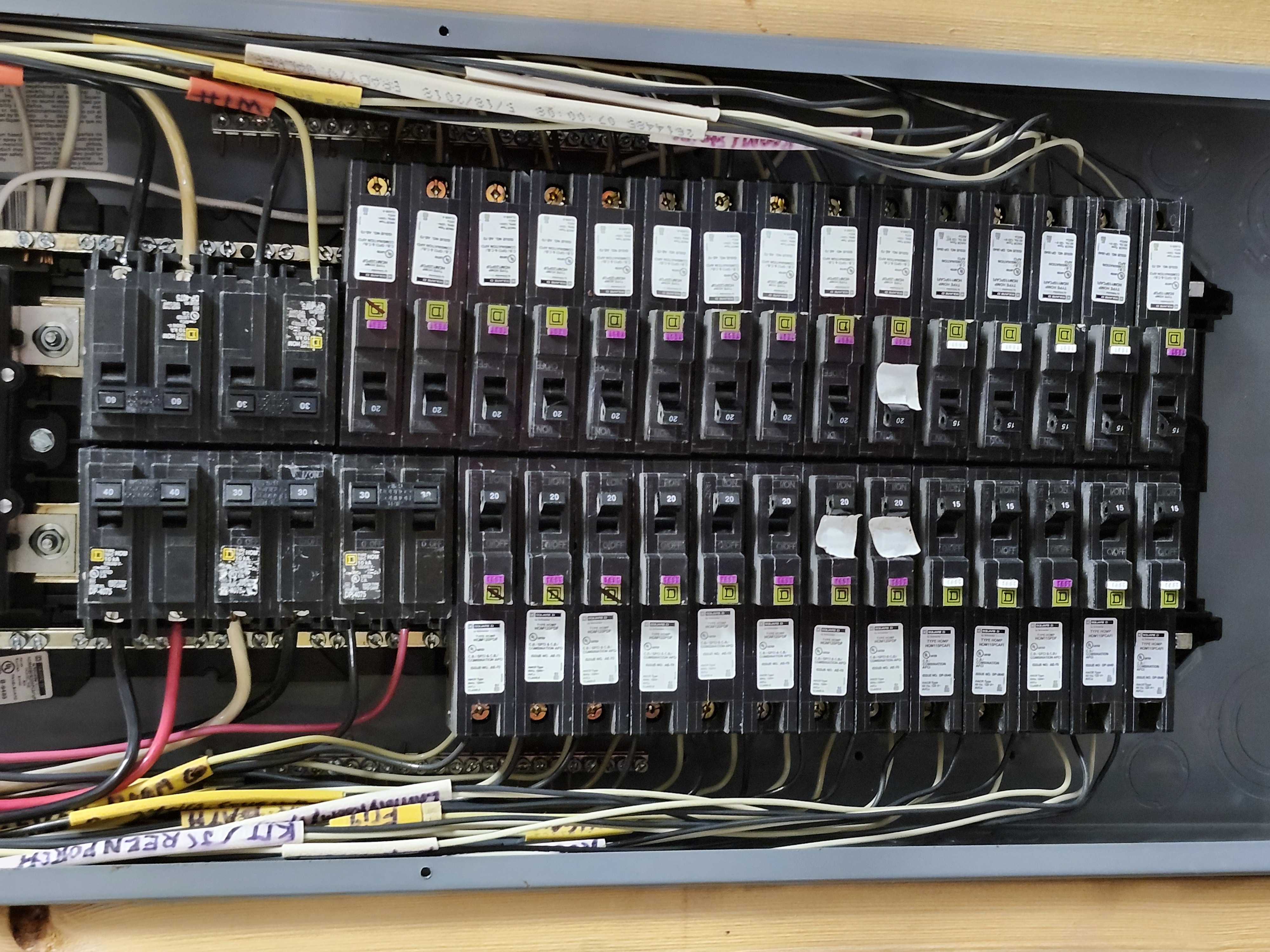Electric Panel Upgrade with Tidy Wiring